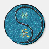 Pisces & Water Dragon Magneet (Voorkant)