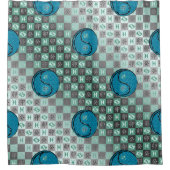 Pisces & Water Rabbit Douchegordijn (Voorkant)