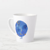 Pisces Waterverf Night Sky Constellation Zodiac Latte Mok (Linkerhoek)