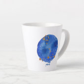 Pisces Waterverf Night Sky Constellation Zodiac Latte Mok (Rechterhoek)