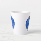 Pisces Waterverf Night Sky Constellation Zodiac Latte Mok (Voorkant)