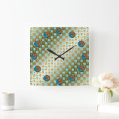 Pisces & Wood Rat Vierkante Klok (Huis)