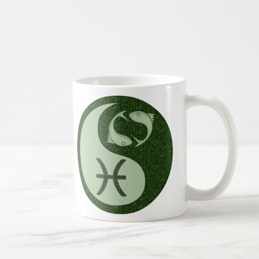 Pisces Yin Yang Koffiemok (Rechts)