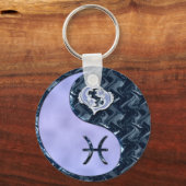 Pisces Yin Yang Sleutelhanger (Voorkant)