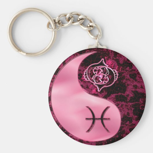 Pisces Yin Yang Sleutelhanger (Voorkant)