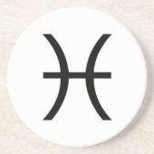 Pisces Zandsteen Onderzetter (Voorkant)