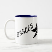 Pisces. Ziqpu Tweekleurige Koffiemok (Links)