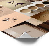 pisces zodiaal teken poster met beige esthesie (Hoek)