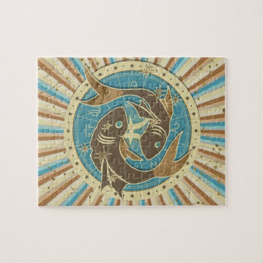 -Pisces Zodiac Art Legpuzzel (Horizontaal)
