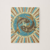 -Pisces Zodiac Art Legpuzzel (Verticaal)