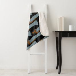 Pisces Zodiac Astrology Sherpa Deken