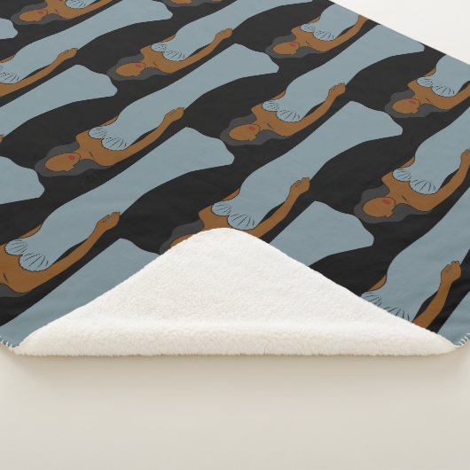 Pisces Zodiac Astrology Sherpa Deken (3/4)