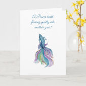 Pisces Zodiac Beautiful Betta Fish Birthday Kaart (Gele Bloem)