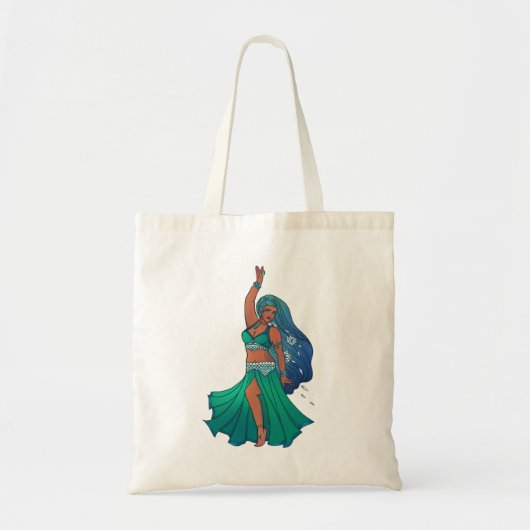 Pisces Zodiac belly Dancer Art Astrology Goddess Tote Bag (Voorkant)