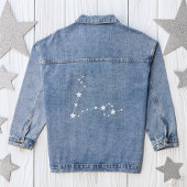 Pisces Zodiac Constellation Denim Jacket