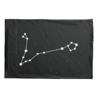Pisces Zodiac Constellation Modern Black & White Kussensloop