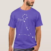 Pisces Zodiac Constellation T-shirt (Voorkant)