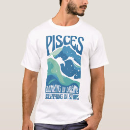Pisces Zodiac Dream Ocean Tee T-shirt