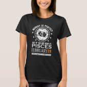 Pisces Zodiac Februari 29 Uittredingsdag Dag Dag T-shirt (Voorkant)
