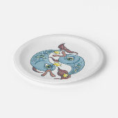 Pisces Zodiac Fish Horoscope Papieren Bordje (Gekanteld)