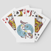 Pisces Zodiac Fish Horoscope Pokerkaarten (Achterkant)