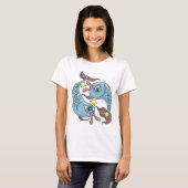 Pisces Zodiac Fish Horoscope T-shirt (Voorkant volledig)