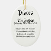 Pisces - Zodiac Girls - Ornament (Achterkant)