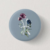 Pisces Zodiac Glyph Ronde Button 3,2 Cm (Voorkant)