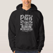 Pisces Zodiac Half Extroverted And Half Introverte Hoodie (Voorkant)