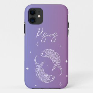 Pisces zodiac horoscoop sterbordgradiënt Case-Mate iPhone case