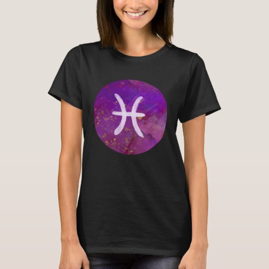 Pisces Zodiac Horoscope Astrology Astronomy Women T-shirt (Voorkant)
