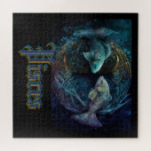 Pisces Zodiac Legpuzzel (Horizontaal)