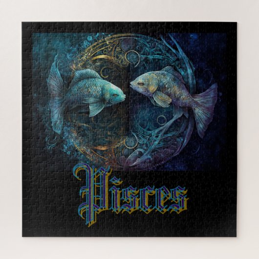 Pisces Zodiac Legpuzzel (Verticaal)