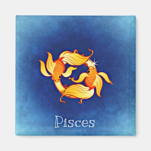 pisces zodiac magnet (Voorkant)