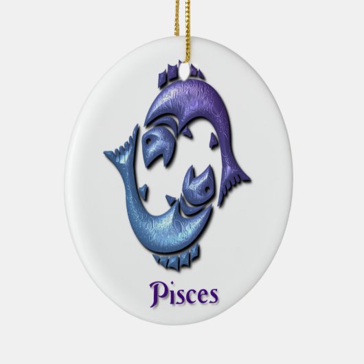 Pisces Zodiac Ornament (Rechts)