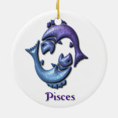 Pisces Zodiac Ornament (Achterkant)