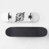 Pisces Zodiac Persoonlijk Skateboard (Horizontaal)