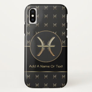 Pisces Zodiac Sign Aangepast iPhone X Hoesje