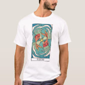 Pisces Zodiac Sign Abstract Art  T-shirt (Voorkant)