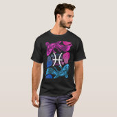 Pisces Zodiac Sign Astrology 1 T-shirt (Voorkant volledig)