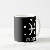 Pisces Zodiac Sign Astrology Koffiemok (Voorkant rechts)