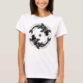 Pisces Zodiac Sign Astrology Nutrition Facts T-shirt (Voorkant)