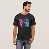 Pisces Zodiac Sign Astrology T-shirt (Voorkant volledig)
