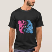 Pisces Zodiac Sign Astrology T-shirt (Voorkant)
