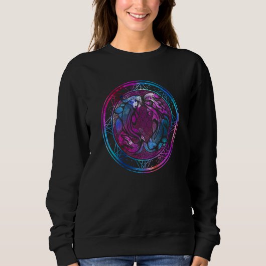 Pisces Zodiac Sign Astrology Trui (Voorkant)
