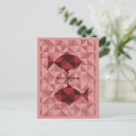 Pisces Zodiac Sign Briefkaart