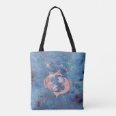 Pisces Zodiac Sign Canvas tas (Achterkant)