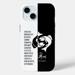 Pisces Zodiac Sign iPhone 15 Case