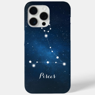 Pisces Zodiac Sign Constellation iPhone 15 Pro Max Hoesje