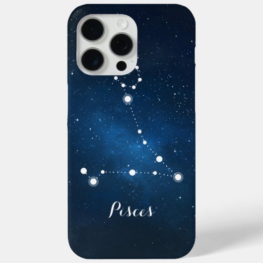 Pisces Zodiac Sign Constellation Case-Mate iPhone Case (Achterkant)